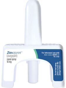 Pfizer's ZAVZPRET™ nasal migraine spray is the first to be approved by the FDA 1